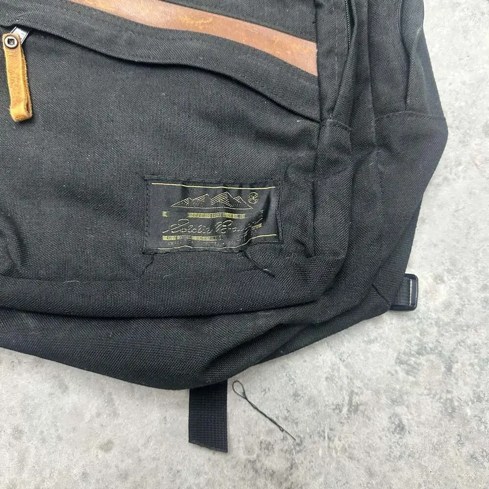 Vintage Eddie Bauer Black Canvas Backpack